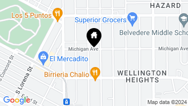 Map of 3510 Michigan Avenue, Los Angeles CA, 90063
