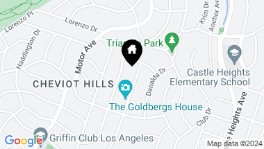 Map of 3021 Earlmar Drive, Los Angeles CA, 90064