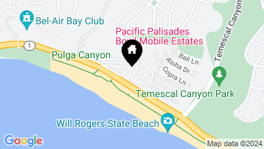 Map of 16321 Pacific Coast Highway Unit: 31, Pacific Palisades CA, 90272