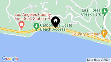 Map of 21562 Pacific Coast HWY, MALIBU CA, 90265
