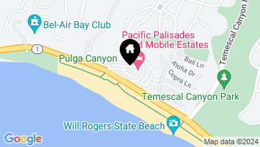 Map of 16321 Pacific Coast Highway Unit: 116, Pacific Palisades CA, 90272