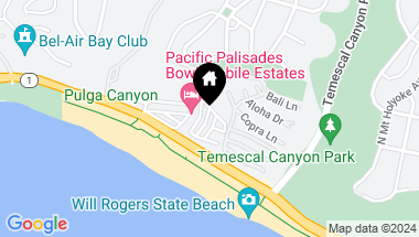 Map of 16321 Pacific Coast Hwy Unit: 134, Pacific Palisades CA, 90272