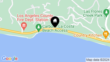 Map of 21606 Pacific Coast Hwy, Malibu CA, 90265