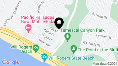 Map of 24 Bali Lane, PACIFIC PALISADES CA, 90272