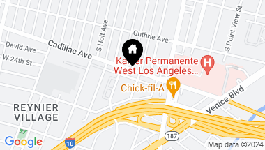 Map of 8662 Cadillac Avenue, Los Angeles CA, 90034
