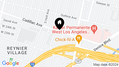 Map of 8664 Cadillac Ave, Los Angeles CA, 90034
