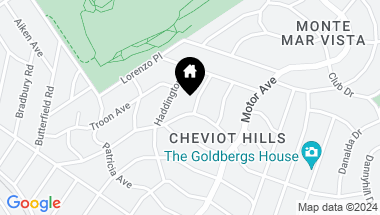 Map of 10355 Cheviot Drive, Los Angeles CA, 90064