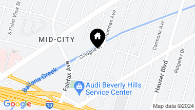 Map of 2101 Thurman Avenue, Los Angeles CA, 90016