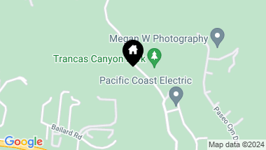 Map of 6007 Trancas Canyon Rd, Malibu CA, 90265