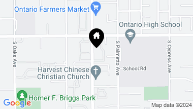 Map of 1055 W Francis Street F, Ontario CA, 91762