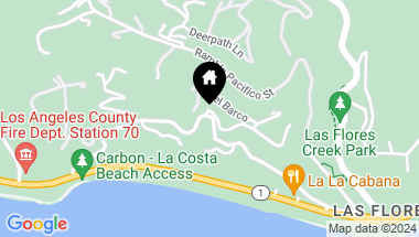 Map of 21500 Rambla Vista, Malibu CA, 90265