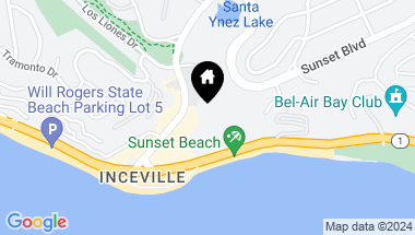 Map of 17352 W Sunset Boulevard 202-D, Pacific Palisades CA, 90272