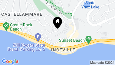 Map of 17446 Revello Drive, Pacific Palisades CA, 90272