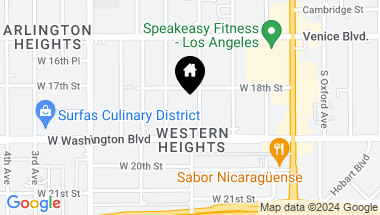 Map of 1819 S Gramercy Pl, Los Angeles CA, 90019