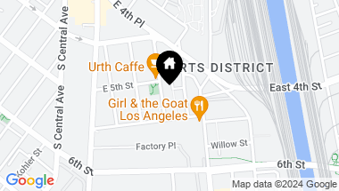 Map of 530 S Hewitt Street 517, Los Angeles CA, 90013
