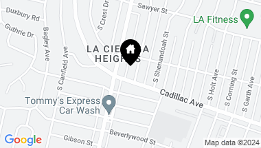 Map of 2027 Preuss RD Unit: 9, LOS ANGELES CA, 90034