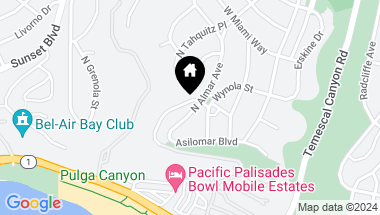 Map of 455 ALMAR Avenue, Pacific Palisades CA, 90272