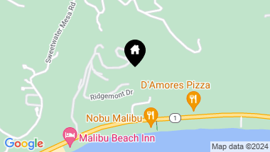 Map of 22800 Beckledge Ter, Malibu CA, 90265