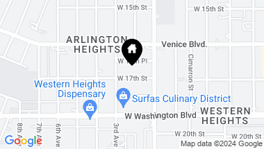 Map of 3203 W 17th St, Los Angeles CA, 90019
