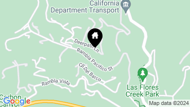 Map of 21424 Deerpath Ln, Malibu CA, 90265