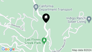 Map of 3656 Las Flores Canyon Rd, Malibu CA, 90265