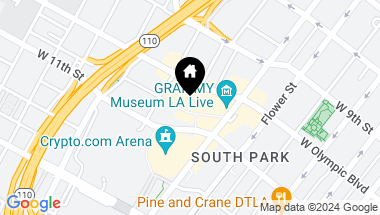 Map of 900 W OLYMPIC BLVD Unit: 36G, LOS ANGELES CA, 90015