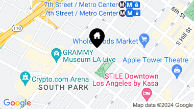 Map of 600 W 9th Street 916, Los Angeles CA, 90015