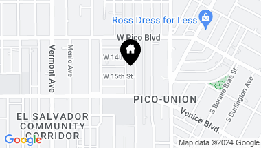 Map of 2205 W 15Th Street, Los Angeles CA, 90006