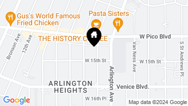 Map of 1405 2nd Ave, Los Angeles CA, 90019