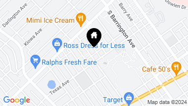 Map of 1256 S Westgate Ave, Los Angeles CA, 90025