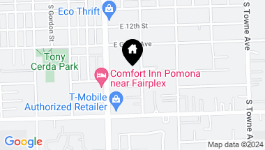 Map of 1379 S Gibbs Street 3, Pomona CA, 91766