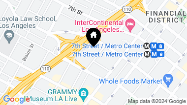 Map of 877 Francisco Street 2607, Los Angeles CA, 90017