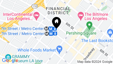 Map of 655 S Hope Street 1003, Los Angeles CA, 90017