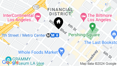 Map of 655 S Hope Street 1203, Los Angeles CA, 90017
