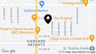 Map of 1146 S Oxford AVE, LOS ANGELES CA, 90006
