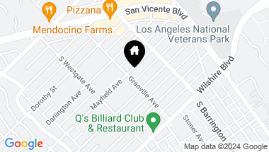 Map of 1000 Granville Avenue 204, Los Angeles CA, 90049