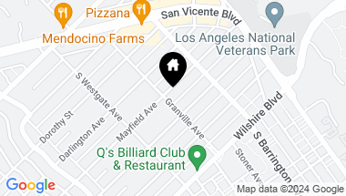 Map of 1000 Granville Avenue PH 202, Los Angeles CA, 90049