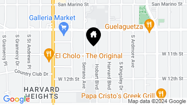 Map of 1057 S Hobart Blvd, Los Angeles CA, 90006