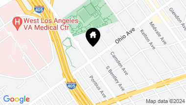 Map of 1427 S Bentley Avenue B, Los Angeles CA, 90025