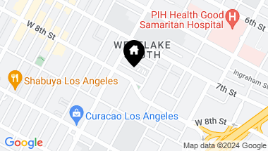 Map of 1517 W 8Th Street, Los Angeles CA, 90017