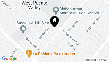 Map of 14323 Rath Street, La Puente CA, 91746