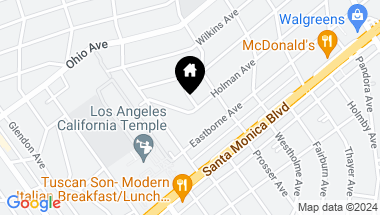 Map of 10633 Holman Avenue 5, Los Angeles CA, 90024