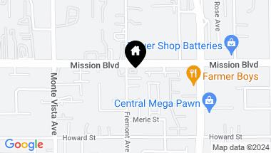 Map of 5141 Mission Boulevard, Montclair CA, 91763