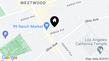 Map of 10841 Wilkins Avenue, Los Angeles CA, 90024