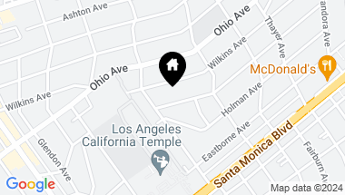 Map of 10655 Kinnard Avenue 101, Los Angeles CA, 90024