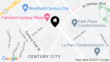 Map of 1 W Century Drive Unit: PH39, Los Angeles CA, 90067
