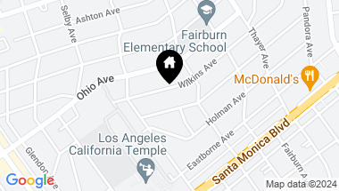 Map of 10640 Wilkins Avenue 204, Los Angeles CA, 90024