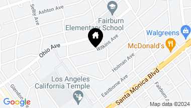 Map of 10630 Wilkins Avenue 102, Los Angeles CA, 90024