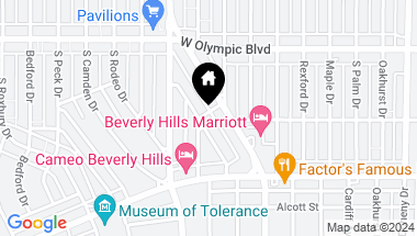 Map of 502 Smithwood Dr, Beverly Hills CA, 90212