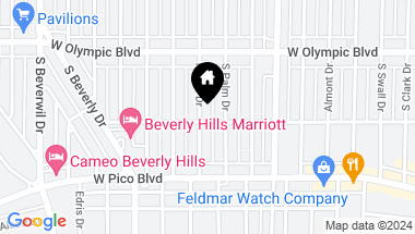 Map of 462 S Maple Drive 101A, Beverly Hills CA, 90212